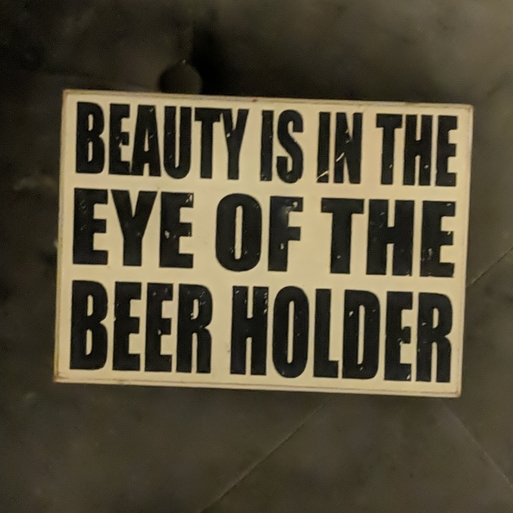Home beer sign